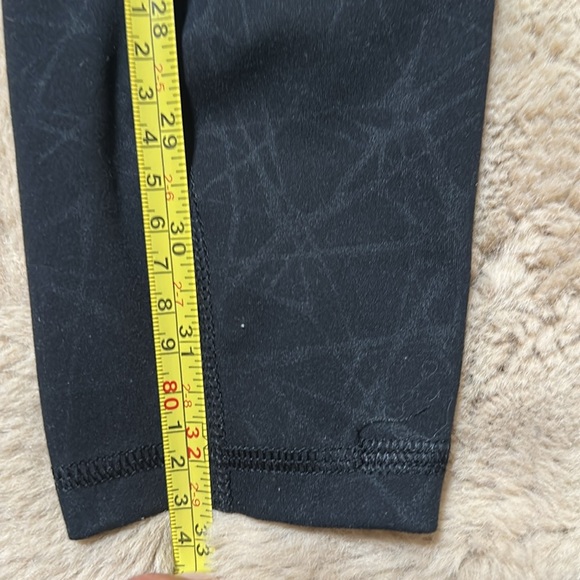 Spyder Active Leggings Womens Small Black Pants Gym Yoga Waist Compression EUC - Picture 7 of 10